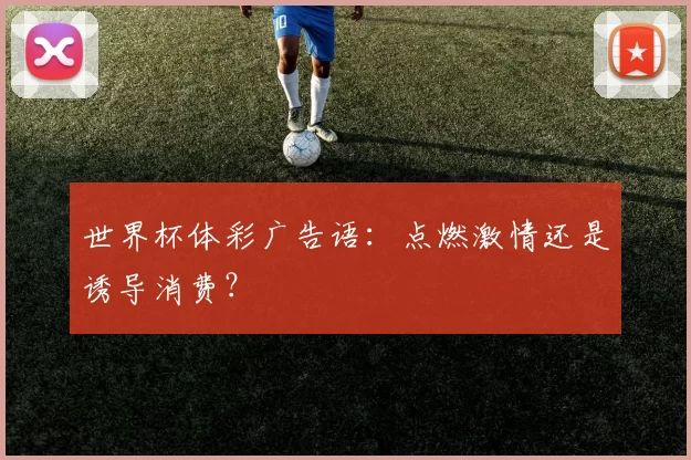 世界杯体彩广告语：点燃激情还是诱导消费？